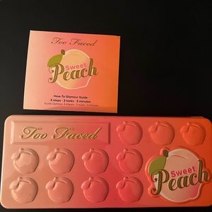 Too Faced Sweet Peach Eyeshadow Pallet BRAND NEW without box!